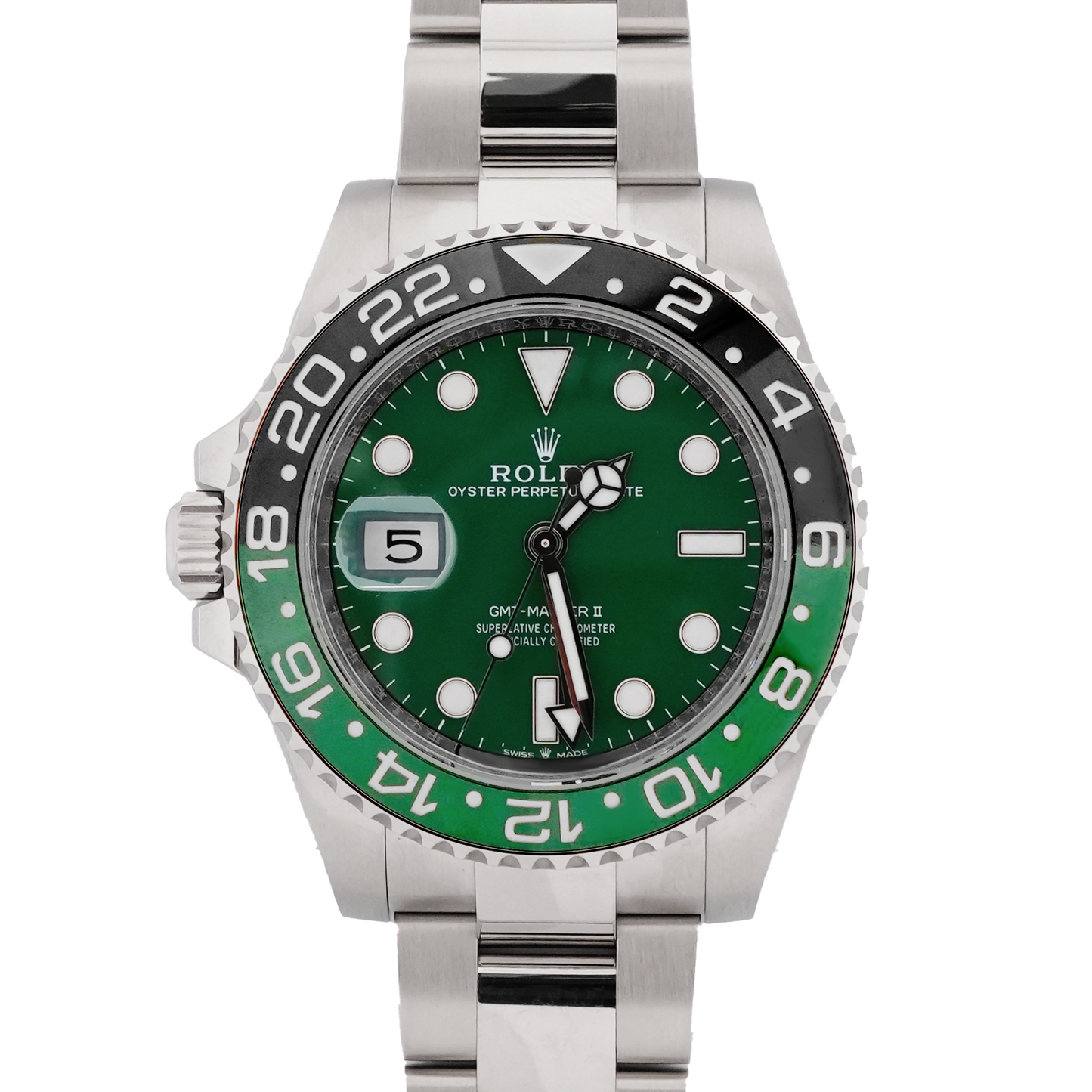 Rolex Gmt-Master II Sprite Black Dial on Oyster 126729VTNR Complete 2025