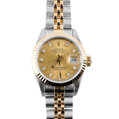 Rolex Datejust Lady Champagne Diamond Dial on Jubilee 69173 1991