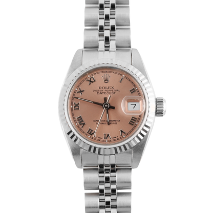 Rolex Datejust Lady Salmon Roman Dial on Jubilee 69174 Papers 1993