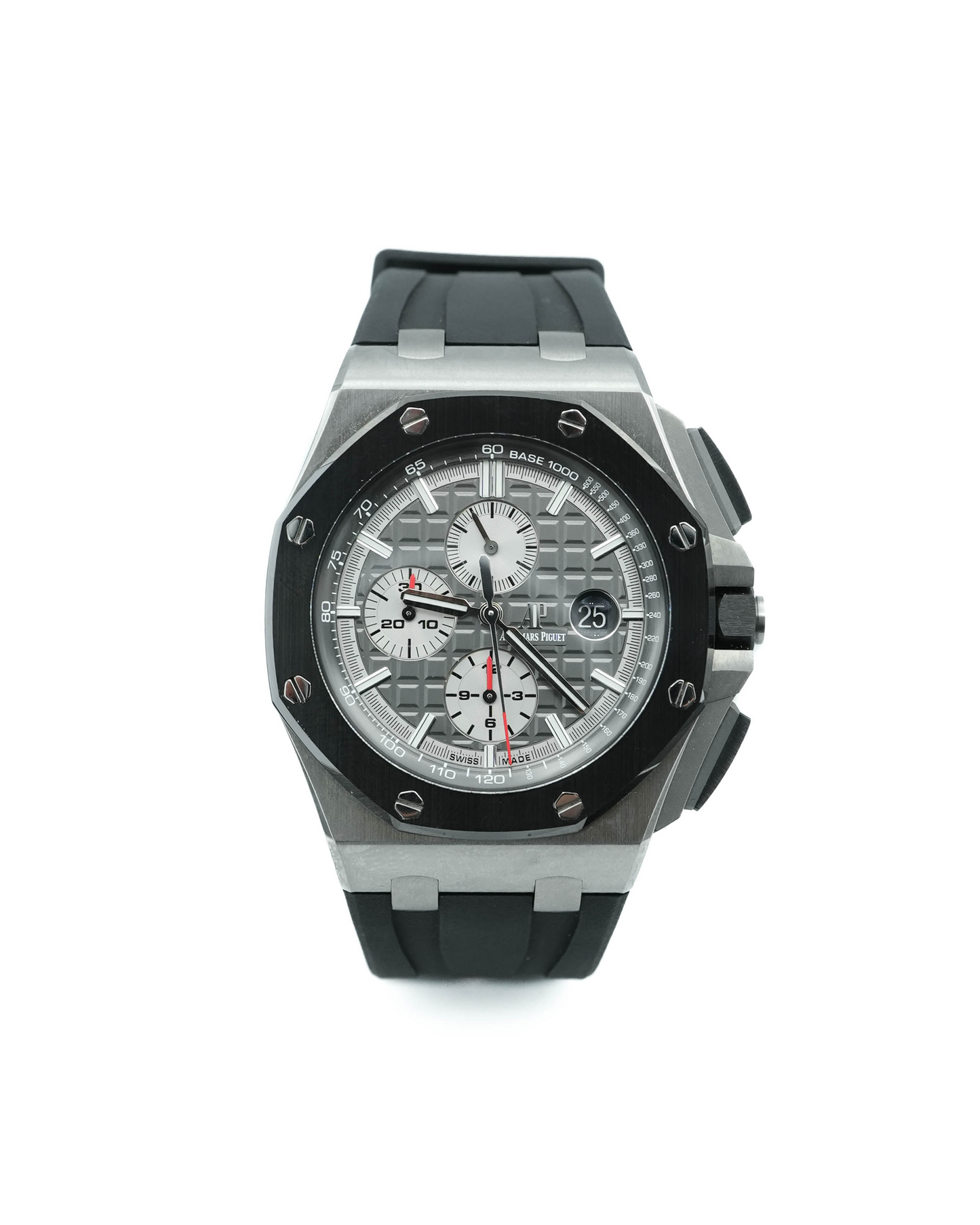 Audemars Piguet Royal Oak Offshore Chronograph Slate Dial on Rubber Strap 26400IO.OO.A004CA.01 Complete 2017