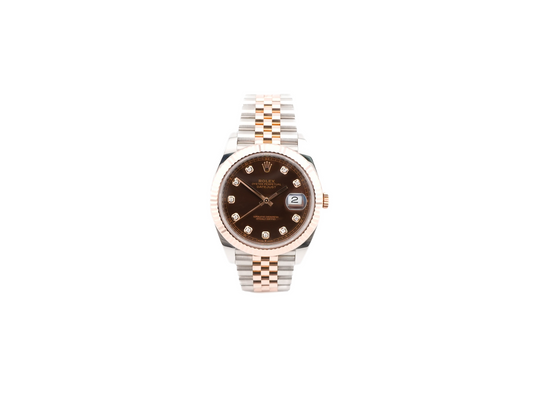 Rolex Datejust 41 Chocolate Diamond Dial on Jubilee 126331 Card 2022