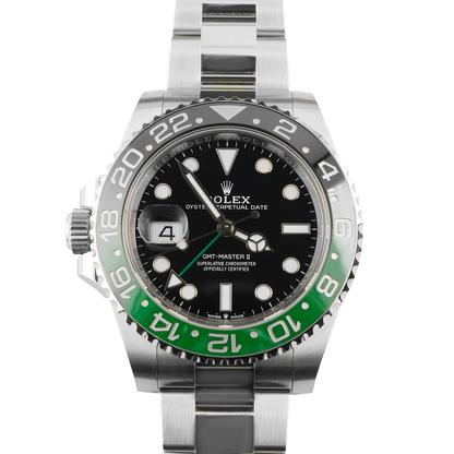 Rolex GMT-Master II "Sprite" Black Dial on Oyster 126720VTNR Card 2025