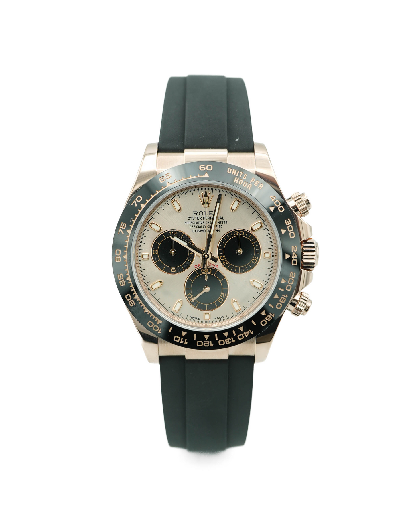 Rolex Daytona Pink Index Dial on Oysterflex 116515LN Complete 2022