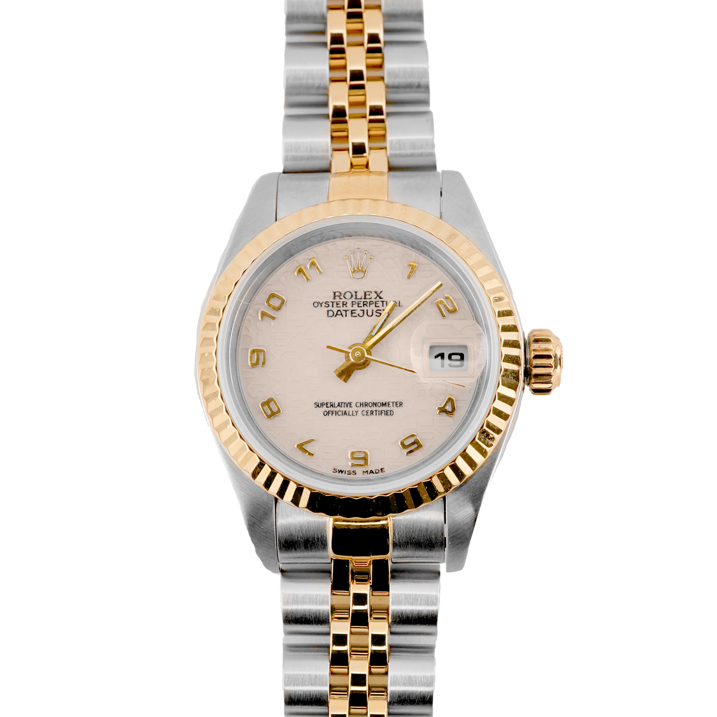 Rolex Datejust Lady Jubilee Ivory Arabic Dial on Jubilee 79173 Papers 2000