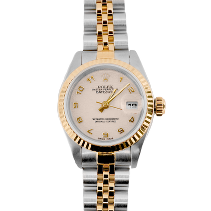 Rolex Datejust Lady Jubilee Ivory Arabic Dial on Jubilee 79173 Papers 2000