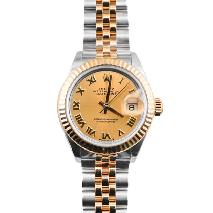 Rolex Datejust Lady Champagne Roman Dial on Jubilee 279173 Card 2023