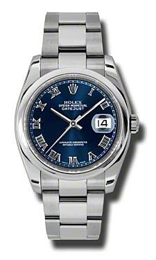 Rolex Datejust 36 Blue Dial on Oyster 116200 Card 2018