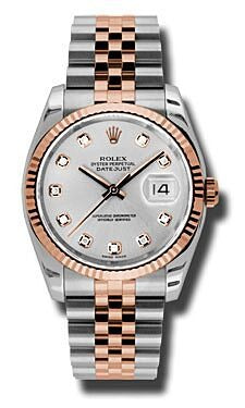 Rolex Datejust Silver Jubilee Diamond Dial on Jubilee 116231 Card 2016