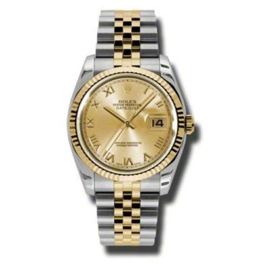 Rolex Datejust 36 Champagne Dial on Jubilee 116233 Card 2016