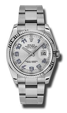 Rolex Datejust 36 Silver Dial on Oyster 116234 Card 2013