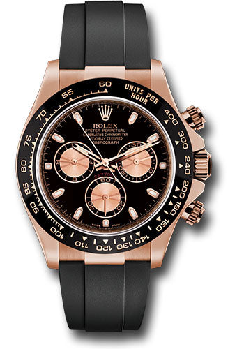 Rolex Daytona Black Index Dial on Oysterflex 116515LN Card 2017