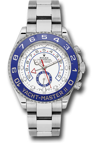 Rolex Yacht-Master II Matt White Dial on Oyster 116680 Complete 2019