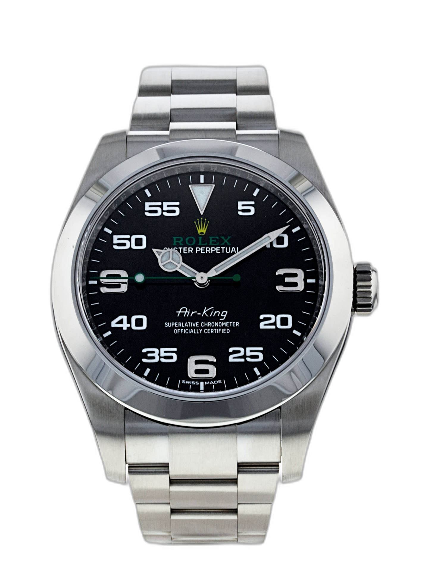 Rolex Airking Black Dial on Oyster 116900 Card 2016