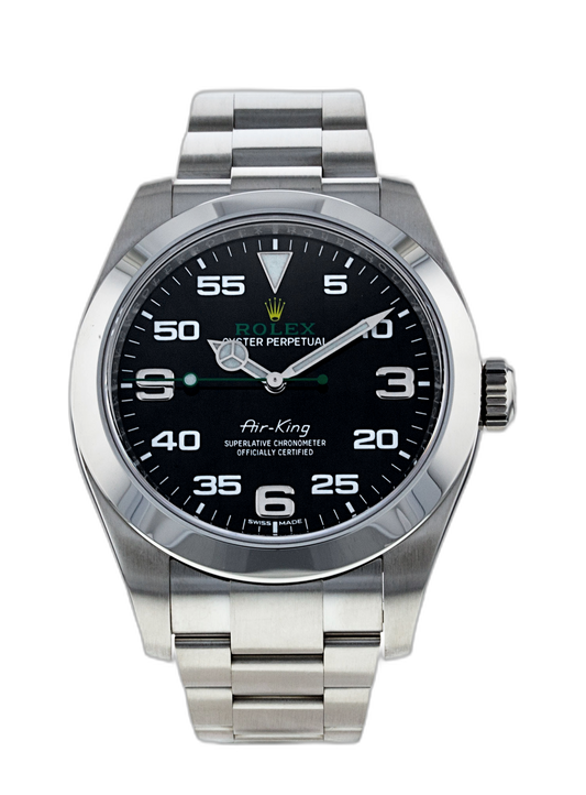 Rolex Airking Black Dial on Oyster 116900 Card 2016