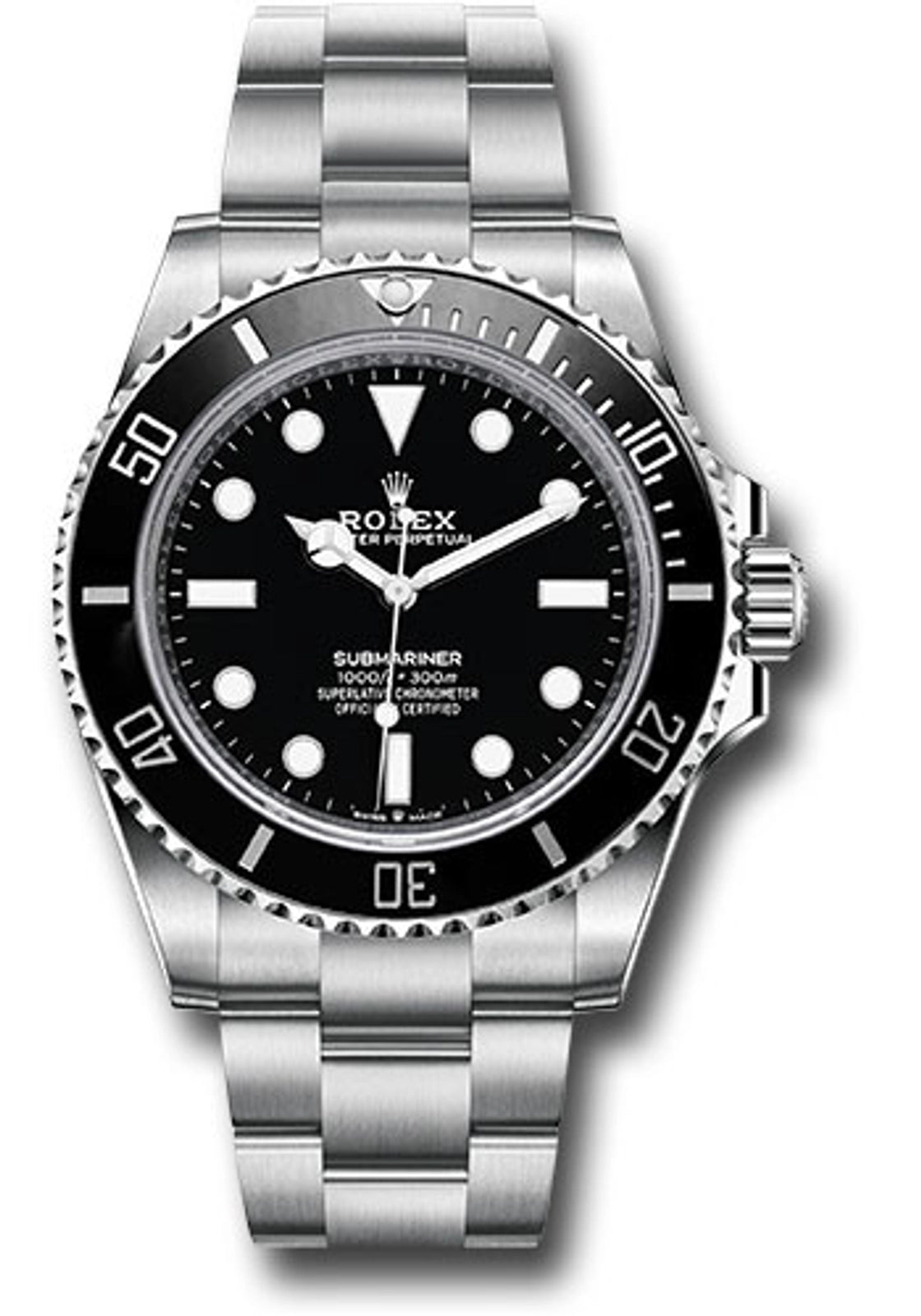 Rolex Submariner No-Date Black Dial on Oyster 124060 Card 2026