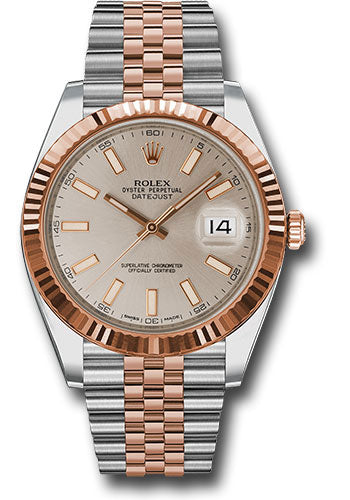 Rolex Datejust 41 Sundust Index Dial on Jubilee 126331 Card 2019
