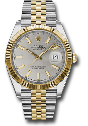 Rolex Datejust 41 Silver Index Dial on Jubilee 126333 Complete 2020