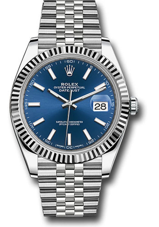 Rolex Datejust 41 Blue Index Dial on Jubilee 126334 Complete 2026