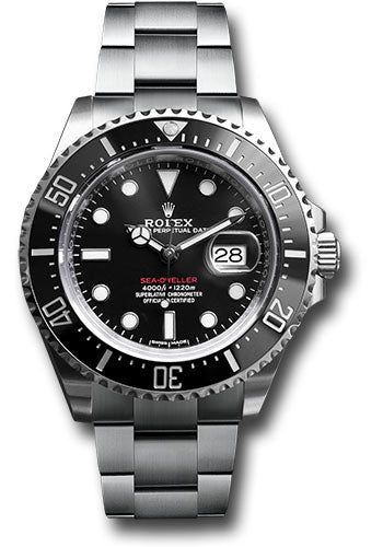 Rolex Sea-Dweller 43 Black Dial on Oyster 126600 Card 2021
