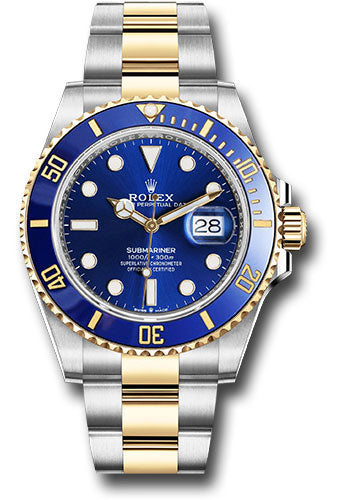 Rolex Submariner Blue Dial on Oyster 126613LB Card 2021