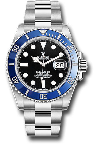Rolex Submariner Cookie Monster Black Dial on Oyster 126619LB Complete 2021