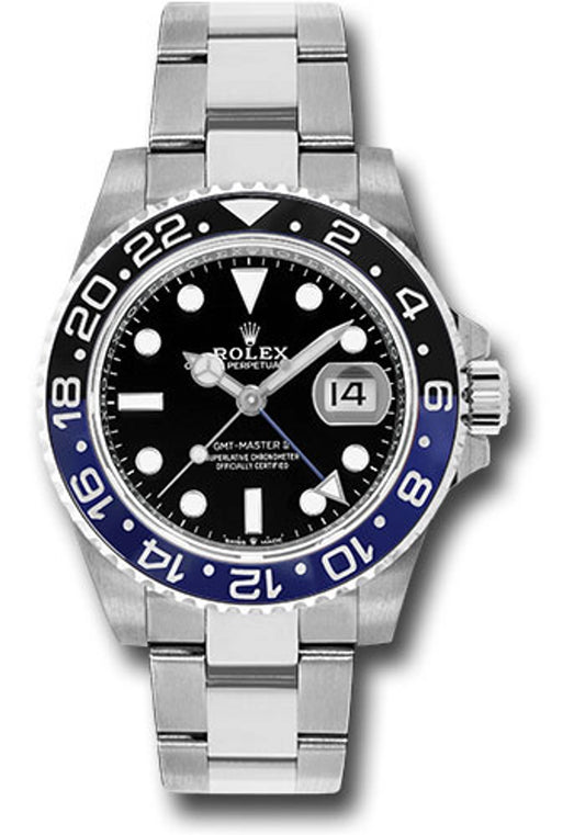 Rolex GMT-Master II Batman Black Dial on Oyster 126710BLNR Card 2023