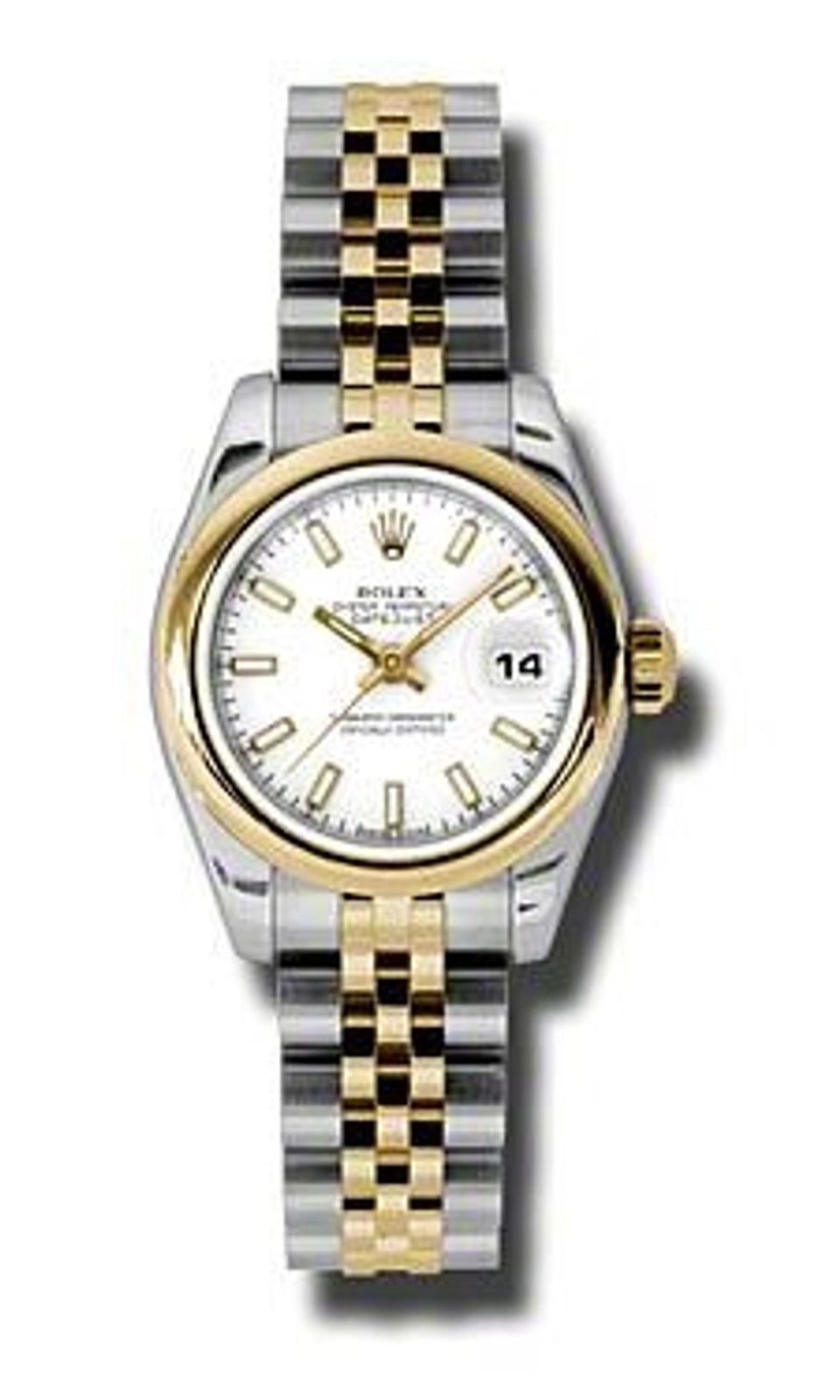Rolex Datejust Lady White Stick Dial on Jubilee 179163 Papers 2005