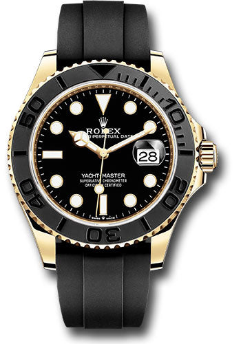 Rolex Yacht-Master 42 Black Dial on Oysterflex 226658 Complete 2022