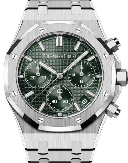 Audemars Piguet Royal Oak Chronograph "50th Anniversary" Green Dial on Bracelet 26240ST.OO.1320ST.04 Complete 2022