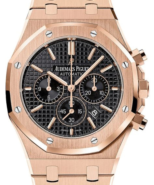 Audemars Piguet Royal Oak Chronograph Black Dial on Bracelet 26320OR.OO.1220OR.01 Archives 2016