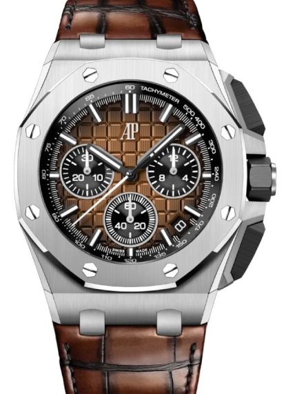 Audemars Piguet Offshore Selfwinding Chronograph Bronze Dial on Brown Leather 26420ST.OO.A828CR.01 Complete 2024