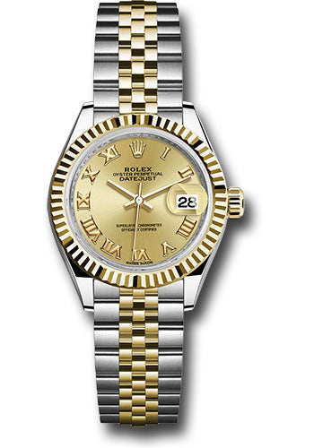 Rolex Datejust Lady Champagne Roman Dial on Jubilee 279173 Card 2021