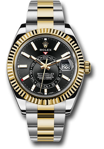Rolex SkyDweller Black Dial on Oyster 326933 Complete 2018