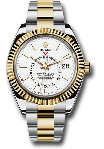 Rolex SkyDweller White Dial on Oyster 326933 Complete 2017