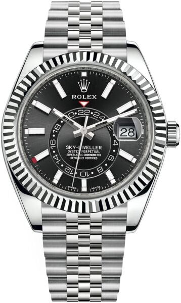Rolex SkyDweller Black Dial on Jubilee 326934 Card 2023