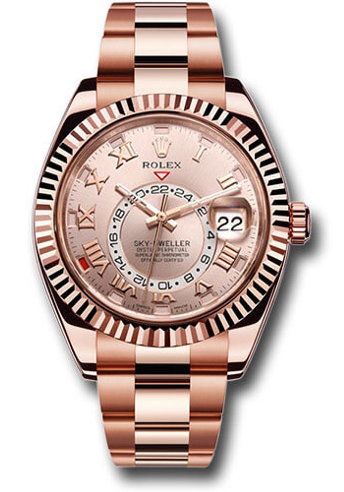 Rolex SkyDweller Sundust Sunray Dial on Oyster 326935 Card 2015