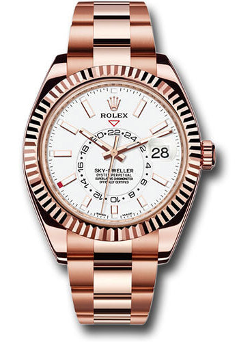 Rolex SkyDweller White Dial on Oyster 326935 Card 2020