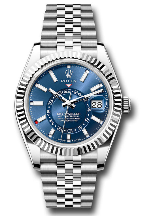 Rolex SkyDweller Blue Index Dial on Jubilee 336934 Card 2026