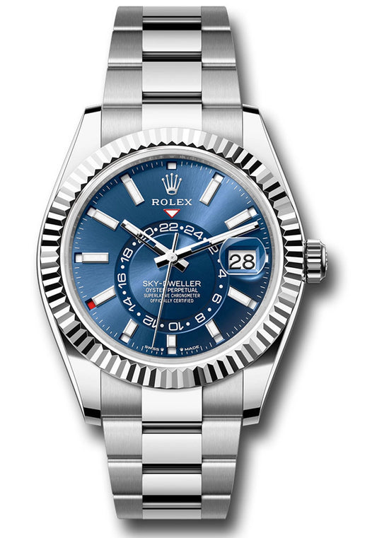 Rolex SkyDweller Blue Index Dial on Oyster 336934 Card 2026