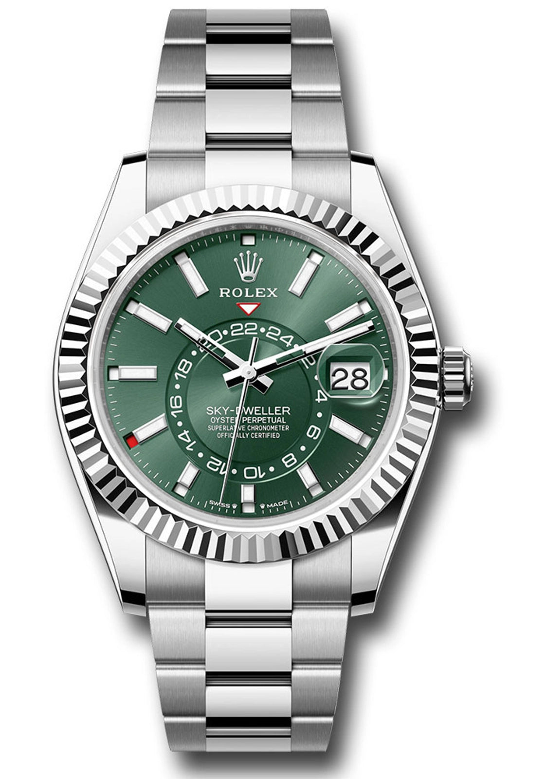 Rolex SkyDweller Mint Green Index Dial on Oyster 336934 Card 2026
