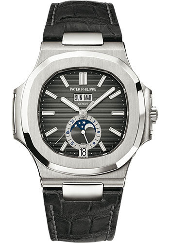 Patek Philippe Nautilus Black Dial on Rubber Strap 5726A-001 Complete 2012