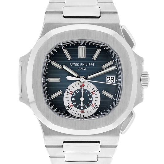 Patek Philippe Nautilus Blue Dial on Bracelet 5980/1A-001 Archives and Box 2008