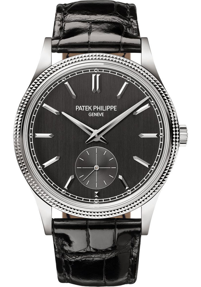 Patek Philippe Calatrava Charcoal Gray Dial on Strap 6119G-001 Complete 2024