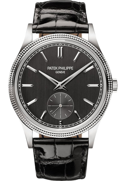 Patek Philippe Calatrava Charcoal Gray Dial on Strap 6119G-001 Complete 2024