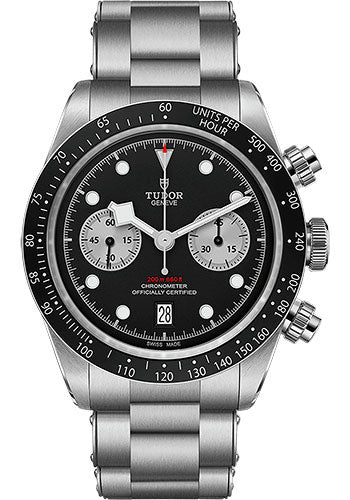 Tudor Black Bay Chrono Black and Silver Dial on Bracelet M79360N-0001 Complete 2024