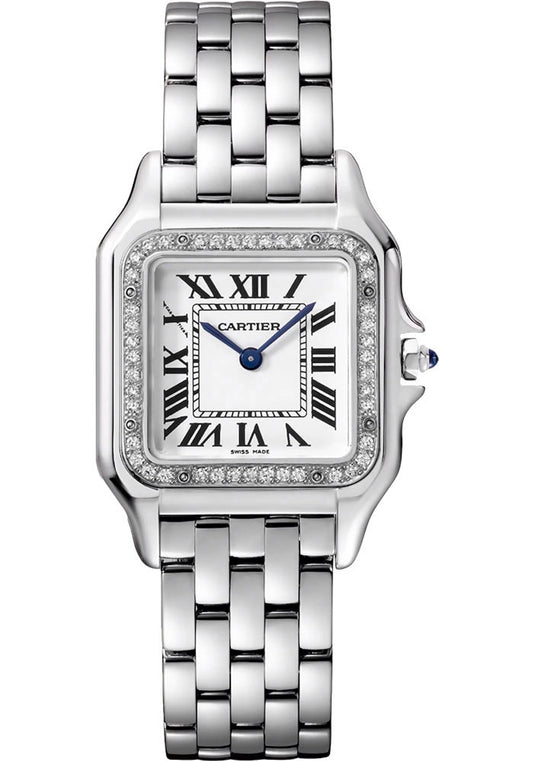 Cartier Panthere de Cartier Medium Silver Dial on Bracelet W4PN0018 Complete 2026